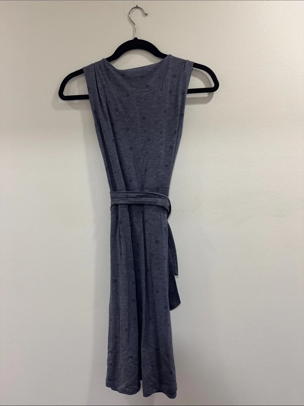 Toad&Co Wrap-Style Midi Dress in Slate Blue - Picture 2 of 4